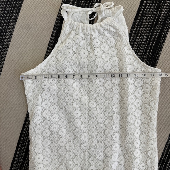 A New Day Dress Women's Boho White Lace Sleeveless Side‎ Split Maxi Dress Size M - Picture 8 of 10